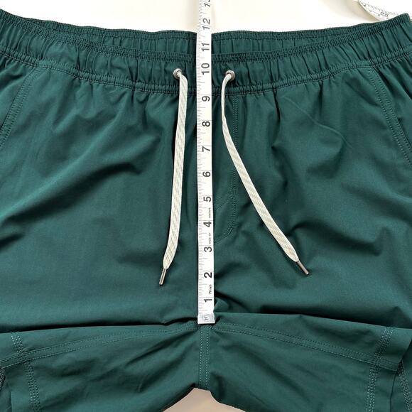Vuori Men's Dark Green Athletic Shorts - Picture 11 of 13